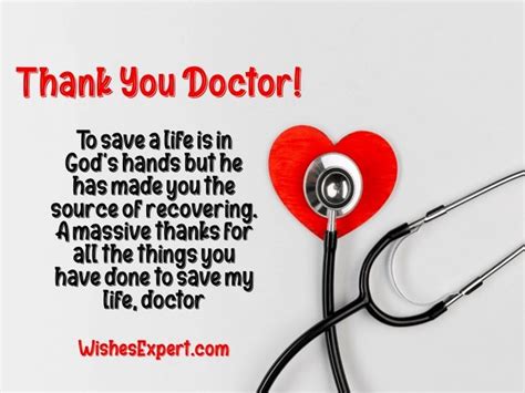 35+ Thank You Messages And Notes For Doctor – Wishes Expert in 2022 ...