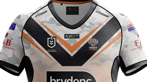 Nrl Wests Tigers Anzac Day Jersey Reveal Design Changed Nt News