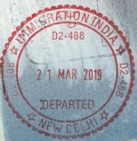 Passport Stamps India