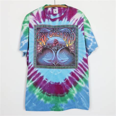 Vintage Jerry Garcia Band Tie Dye Tour 1993 Shirt In 2021 Jerry