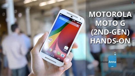 Motorola Moto G 2nd Gen Hands On Youtube