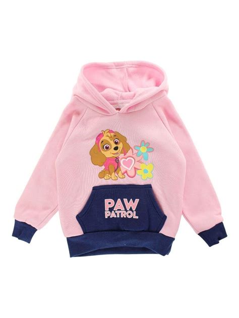 La Pat Patrouille Sweat Fille Imprim La Pat Patrouille Rose