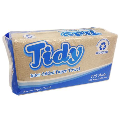 Tidy Inter Folded Paper Towel Inter Folded Paper Towel Brown Shopee