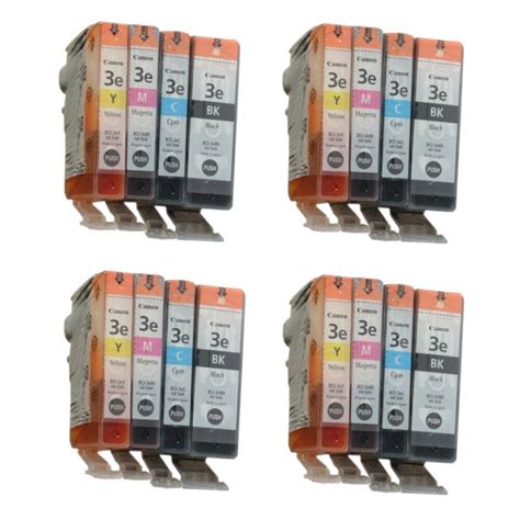 16x Original Canon Ink Cartridges Bci 3e For Bjc 3000 6000 6100 6200