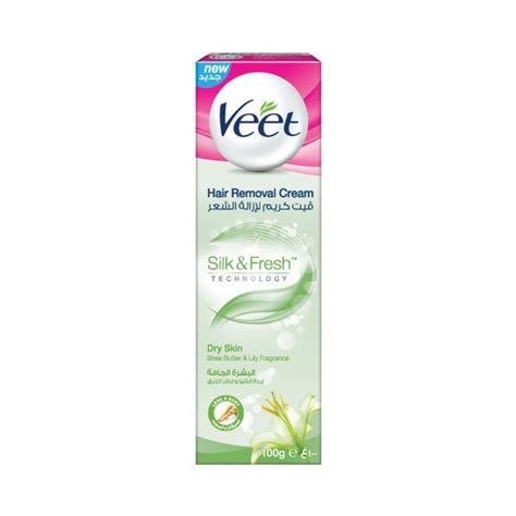 Veet Hair Removal Cream Silk And Fresh For Dry Skin 100ml Promofarma