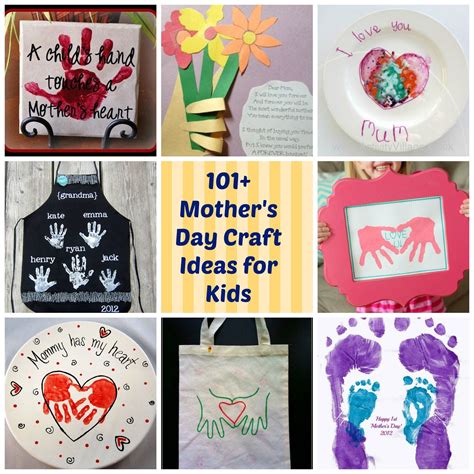 101 Mothers Day Diy Craft Ideas For Kids Mothers Day Crafts Mother