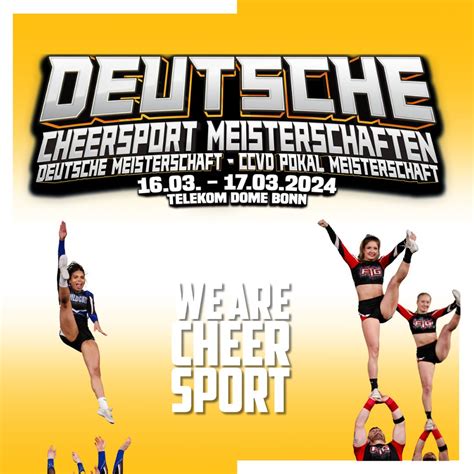 Deutsche Cheersport Meisterschaften 2024 Cheerleading Und