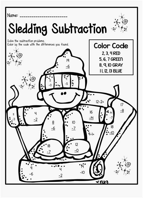 Banner Free Winter Holiday Worksheets Myscres Snow St Grade Math