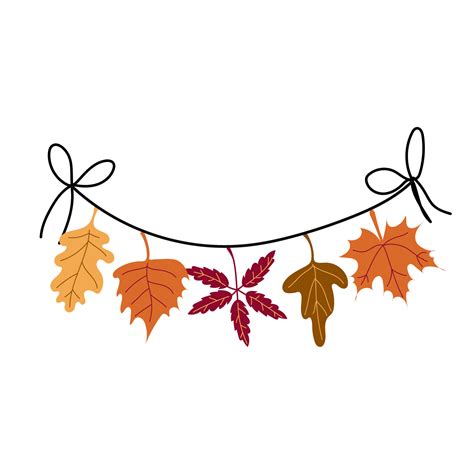 Halloween garland for Halloween party. Vector illustration isolated on ...