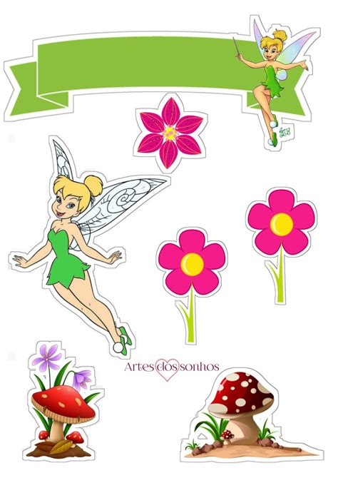 Topo De Bolo Tinker Bell Bolo Tinker Bell Bolo Sininho Desenho De Bolo