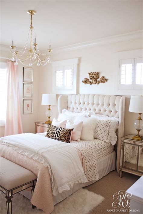 Pink And Gold Girls Bedroom Makeover Randi Garrett Design Girls