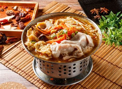 Premium Photo Korean Pork Hot Pot Stew With Red Chili Isolated On Mat Side View Of Japanese Food
