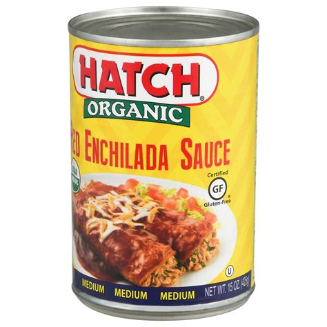 Hatch Sauce Organic Red Enchilada Medium Front Right Elevated