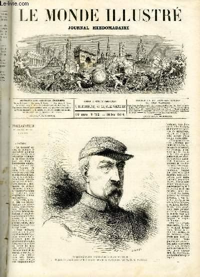 LE MONDE ILLUSTRE N713 Le général Ducrot commandant la deuxième armée