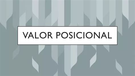 Valor Posicional Hasta La Centena De Mil Profe Social