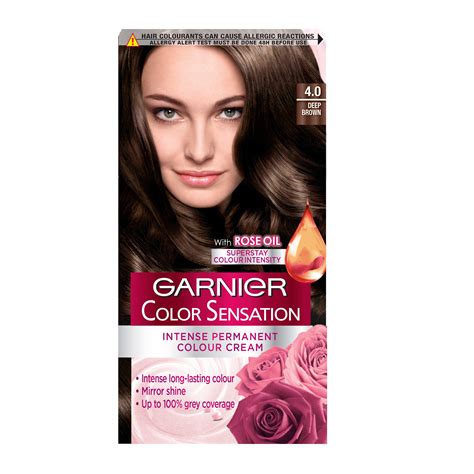 Garnier Color Sensation Brown Hair Dye Permanent Deep Brown Buy