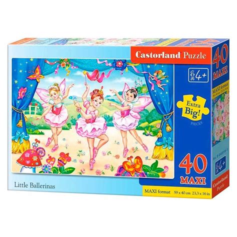 Puzzle 40 Maxi Piezas Pequeñas Bailarinas Castorland 040056