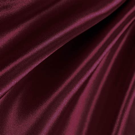 Bridal Satin Burgundy Fabric Ifabric