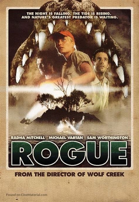 Rogue (2007) Radha Mitchell, Michael Vartan, Lars Von Trier, Sam Worthington, Wolf Creek, Taika ...