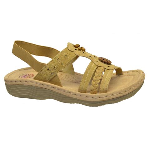 Earth Spirit Earth Spirit Plymouth Suede Honey B21 21092 Ladies