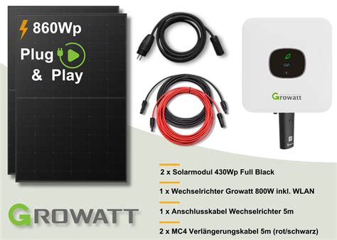 Balkonkraftwerk Watt Growatt Mic Tl X Ihr Partner F R