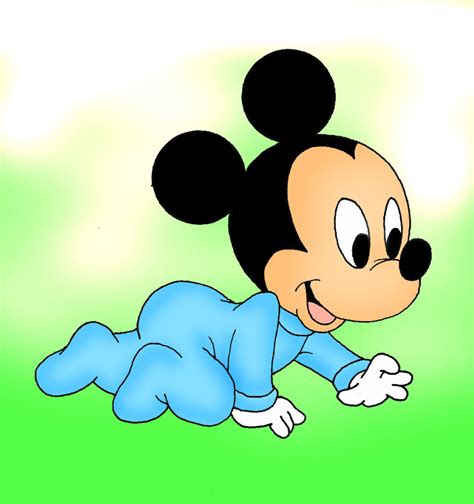 Coloriage Mickey Bébé Dessine à Imprimer Et Colorier