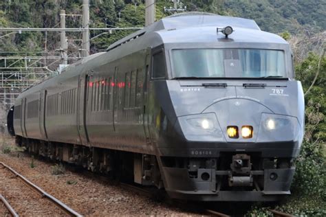 Jr九州787系電車 きりしま クロハ786 6 竜ケ水駅 鉄道フォト・写真 By スーパーシロワニさん レイルラボraillab