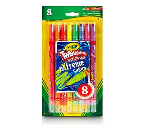 Crayola Twistables Crayons Neon Colors 8ct T For Kids Crayola