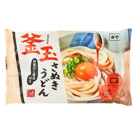 釜玉さぬきうどん 2食入り カルディコーヒーファーム オンラインストア