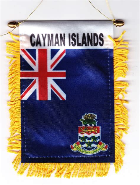 Buy Cayman Islands Window Hanging Flag Fringed Flagline