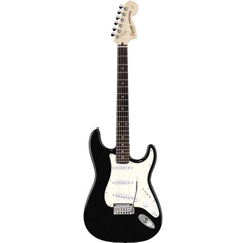 Guitarra Squier Fender Strat Standard Series SQ STD RW BKM Musical Mollet