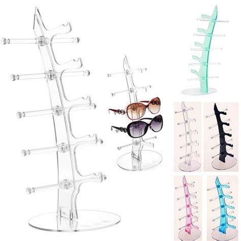 Practical 5 Layers Eyeglasses Glasses Display Stand Rack Holder Shelf Tool Eyeglass Holder