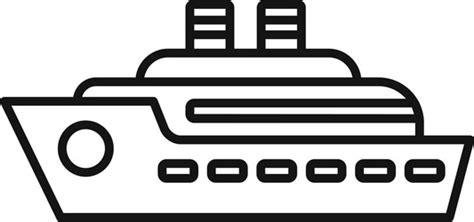 Boat Outline Vector Images (over 45,000)