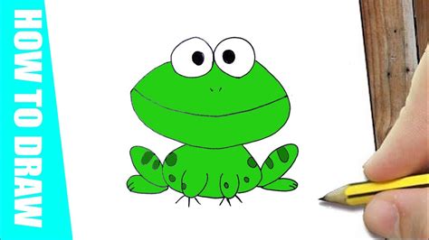 How To Draw A Frog Kawaii Hoe Teken Je Een Kikker Youtube