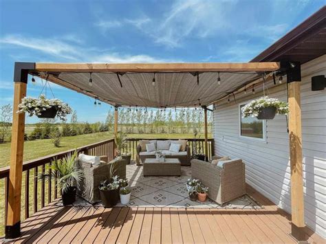 20 Deck Awning Ideas Perfect for Patio Season