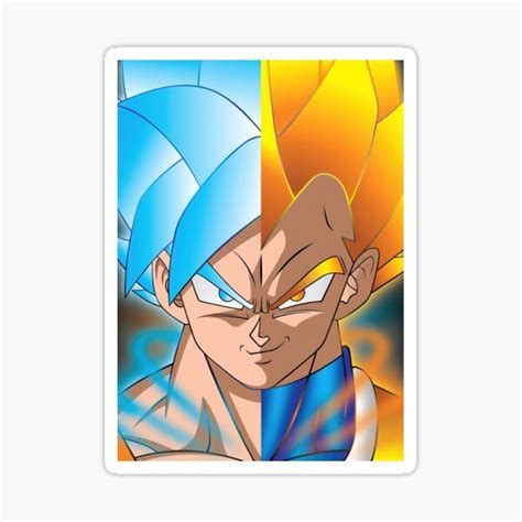 Dragon Ball Goku Vegeta Sticker For Sale By KalebVidal39 Redbubble