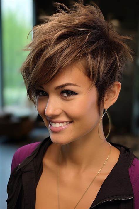 Pixie Shag In 2024 Edgy Short Hair Short Hair Haircuts Short Shag Haircuts