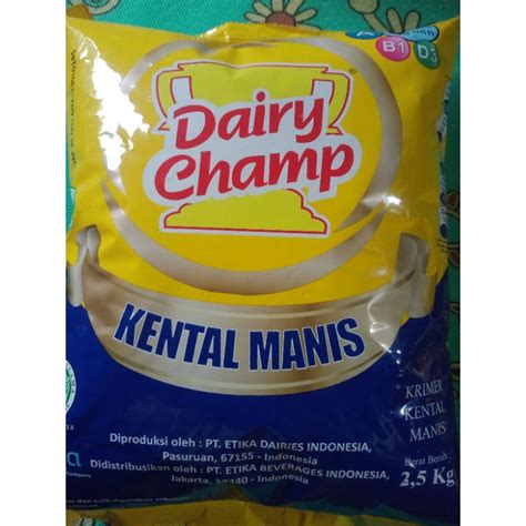 Jual Dairy Champ Susu Kental Manis Krimer Kental Manis Kemasan Bantal