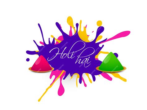 Premium Vector Indian Festival Of Colours Happy Holi Concept With