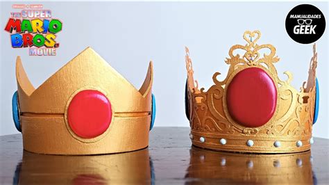 Como Hacer Coronas De La Princesa Peach Diy Tutorial Manualidad The