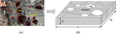 Concept Model Schematic Diagram A Fractured Vuggy Reservoirs Outcrop