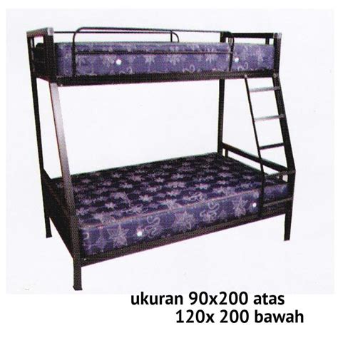 Jual Ranjang Besi Tempat Tidur Tingkat Ranjang Susun X Bunk Bed