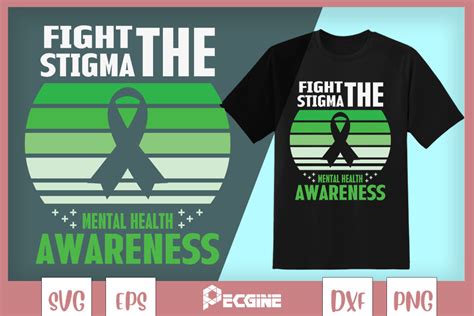 Mental Health Awareness Fight The Stigma Graphic By Pecgine · Creative