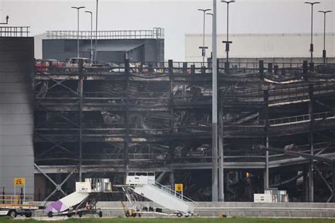 Is my flight cancelled from Luton? Fire sweeps through airport parking ...