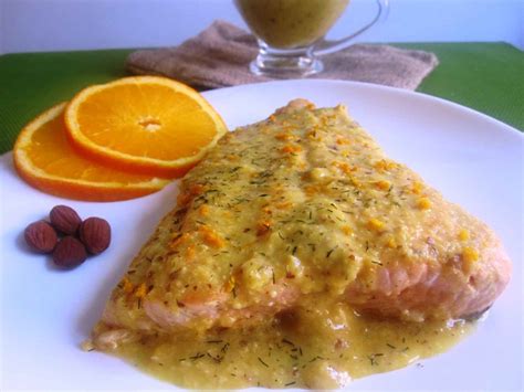 Salm N A La Naranja Con Almendras