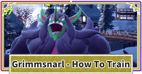 Pokemon Scarlet And Violet Grimmsnarl Build For Tera Raid How To