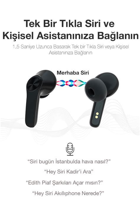 More Tr Ally Xt Dijital G Stergeli Tws Kablosuz Bluetooth Kulakl K