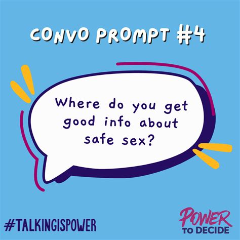 How To Start Talking About Sex Power To Decide