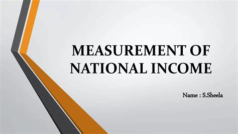 Measurement Of National Income Ppt