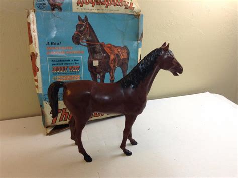 Vintage Thunderbolt Western Range Horse By Marx 3082 1906054944